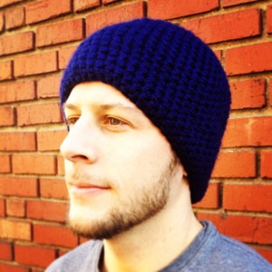 Chunky Crochet Hat Pattern Chunky Hat Pattern for Men Crochet Hat ...