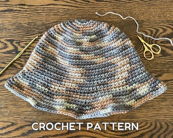 Easy Crochet Bucket Hat Pattern: Trendy Summer Sun Hat (PDF Download)