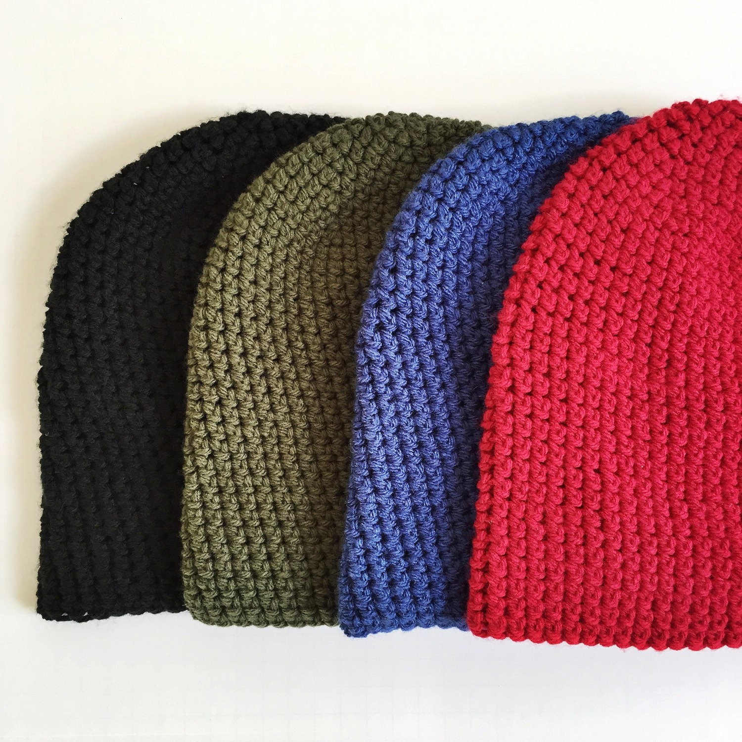 Slouchy Beanie Crochet Pattern- Easy Basic Slouch Beanie Pattern ...