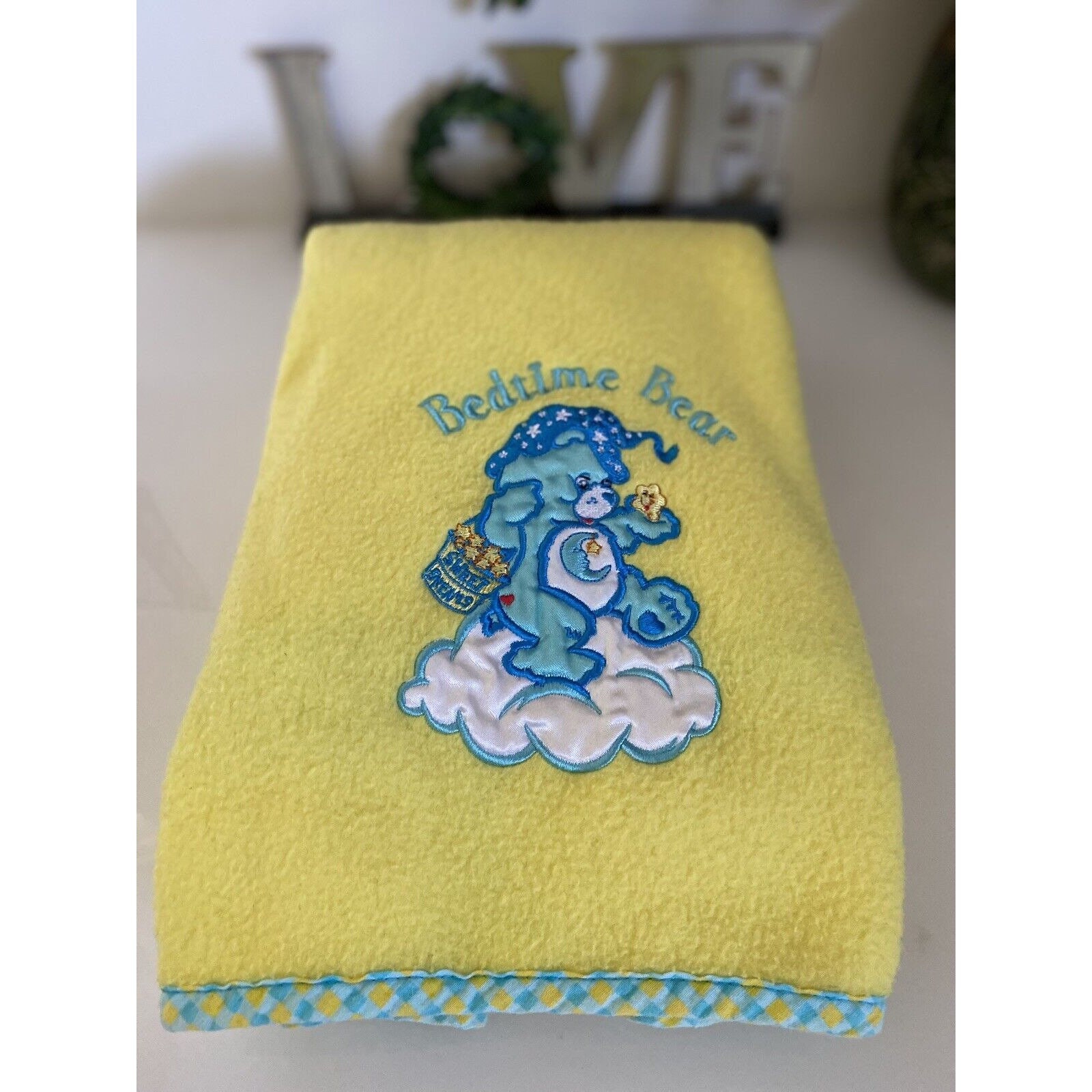 Care bear plush blanket hotsell