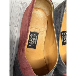 Vintage Made to Order Giovanna Zanella Wildleder Slip On Schuhe Italien innen 11 "4" W Bild 18
