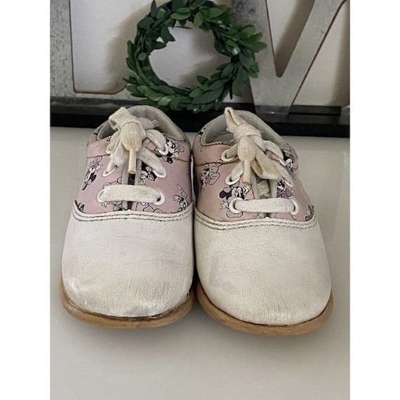 Vintage Disney Minnie Mouse Toddler Lace Up Girls… - image 2