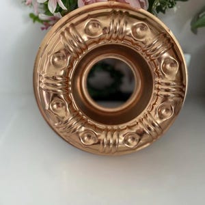Vintage Mirro Copper Gelatin Mold: Rose Gold Tone Kitchen Decor