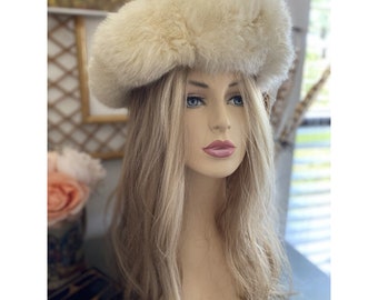 Vintage Madcaps New York Paris Fur Hat