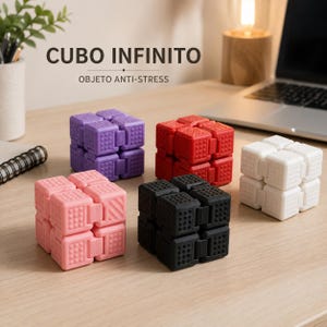 Infinity Cube Anti-Stress – Cubo Sensorial Articulado