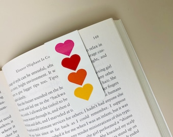 Love Hearts Magnetic Placeholder Bookmark Page Accessory