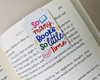 Cute Book Readers Magnetic Bookmark Page Holder Accessory