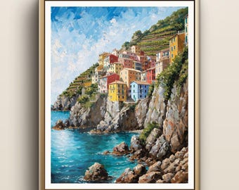 Impressão Cinque Terre | Arte da parede de Manarola