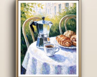 Italian Coffee Print | Moka Pot Wall Art