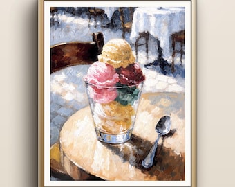 Italian Gelato Print | Sweet Summer Wall Art