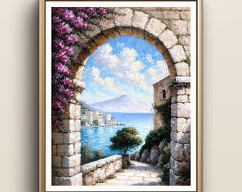 Impressão de Taormina | Arte de parede da Sicília