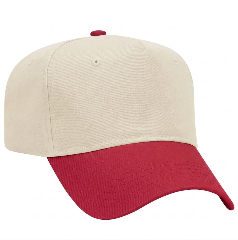 Classic Canvas Hat - Core Colors | Snapback Trucker Cap | Best Seller for Embroidery image 5