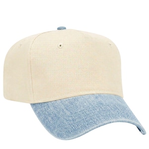 Cotton Canvas Hat - Specialty Bill Prints | Vintage Trucker Cap | Embroidery image 2