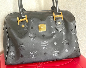Mini sling bag MCM with serial number, Luxury, Bags & Wallets on