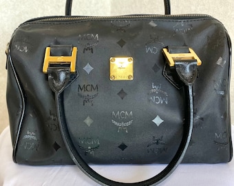 Vintage MCM brown monogram speedy bag style handbag, mini duffle bag. –  eNdApPi ***where you can find your favorite designer  vintages..authentic, affordable, and lovable.