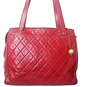 red chanel maxi bag