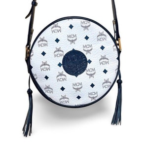 Mcm round crossbody bag hotsell
