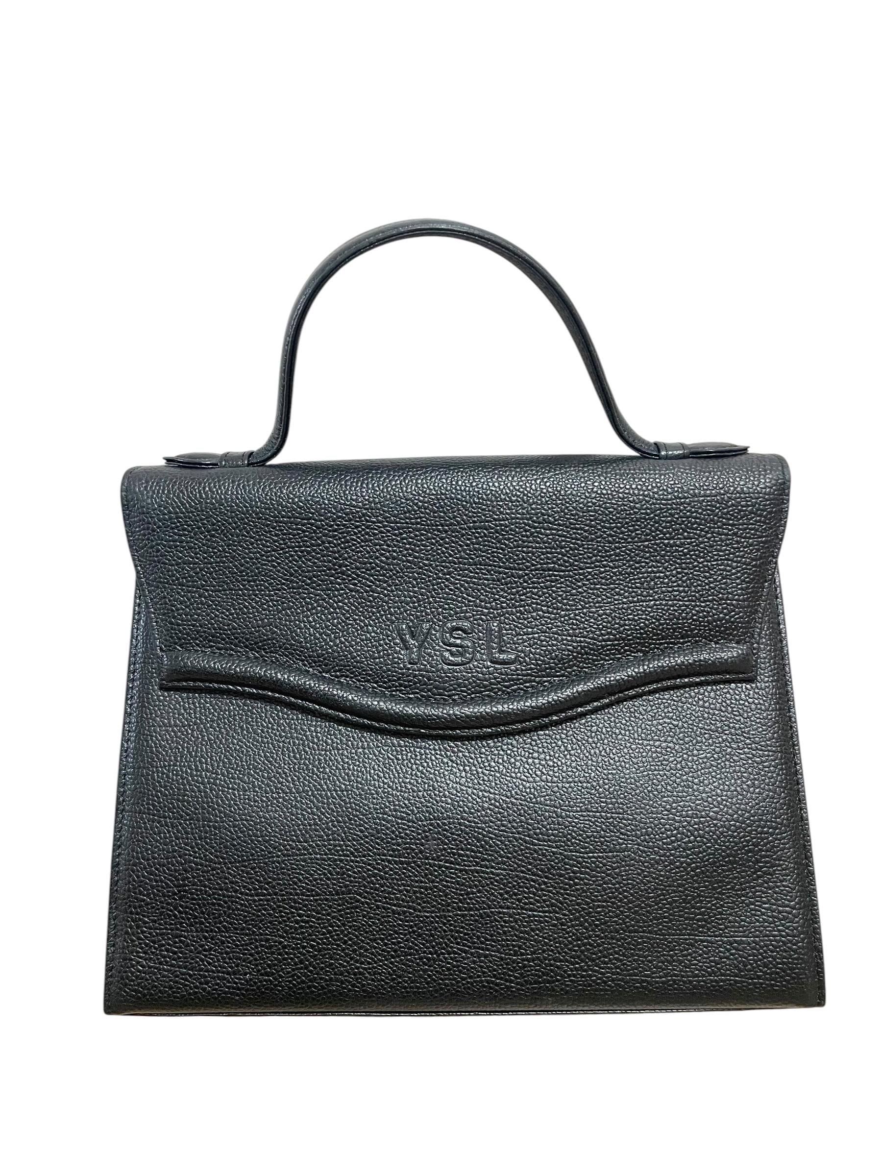 バッグ 1980s yves saint laurent leather bag 1980s Ysl Bag - Etsy