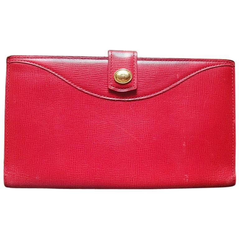 CHRISTIAN DIOR bordeaux vintage monogram wallet - VALOIS VINTAGE PARIS