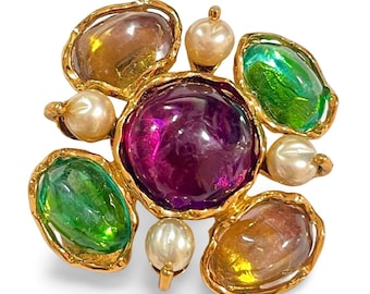 ヴィンテージ イヴ・サンローラン by ロバート・グーセンス レッド