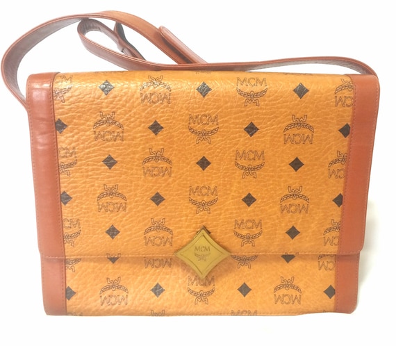 MCM Logo Monogram Crossbody