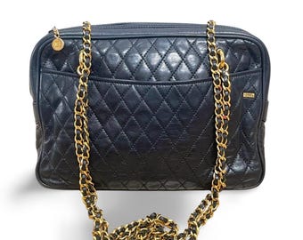Vintage FENDI Pecan Chess Pattern Shoulder Bag With FF Logo  display picture 3
