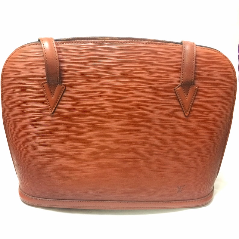 Vintage Louis Vuitton brown epi shoulder tote bag. Perfect | Etsy