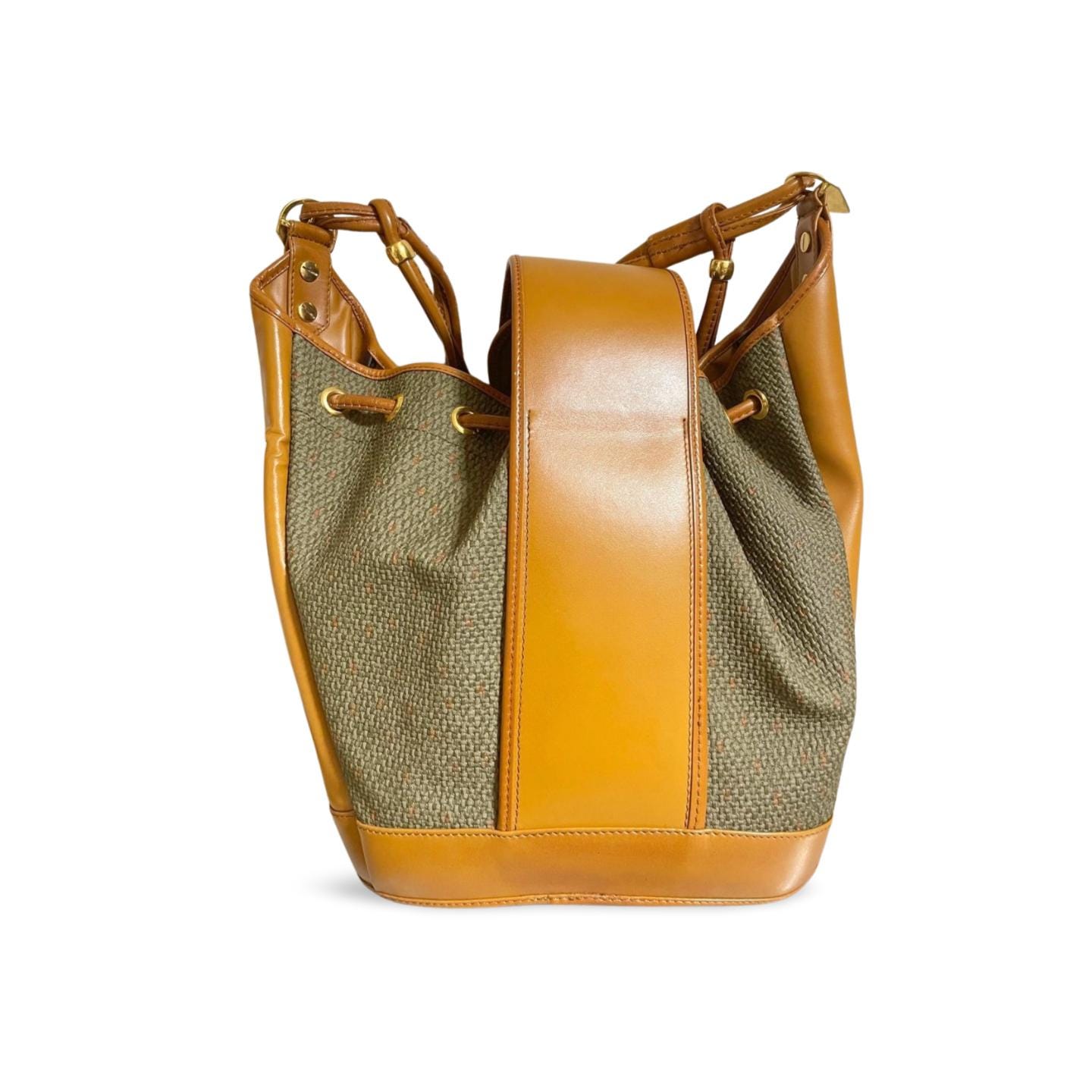 Vintage Yves Saint Laurent Hobo Bucket Shoulder Bag With