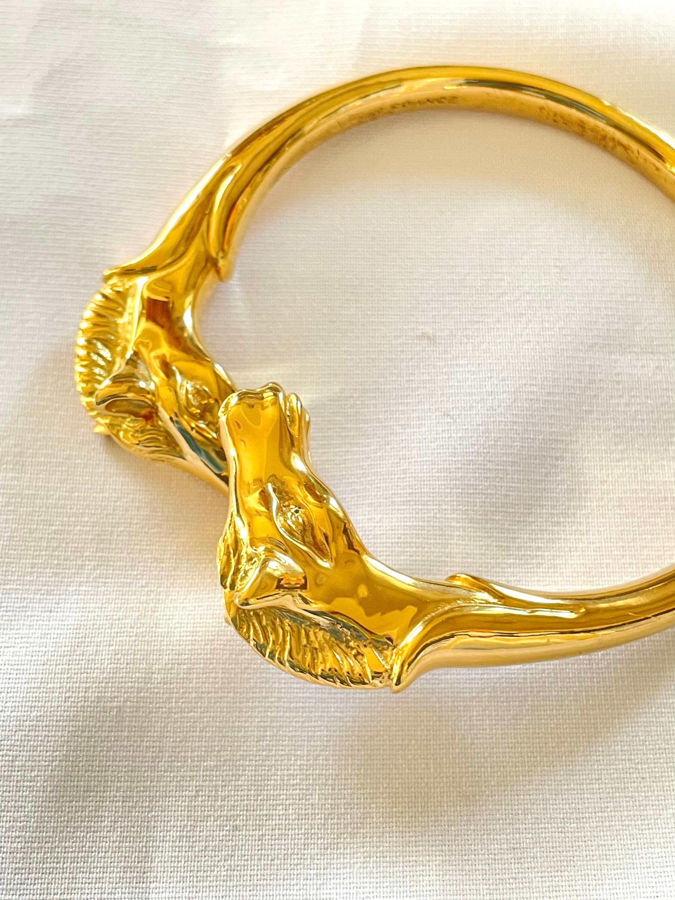 Hermes 1990s Cadena Padlock Gold Bag Charm Accessories Auction