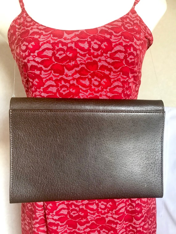 Vintage Valentino Garavani Kelly Bag Style Pigskin Leather Brown Clutch  Purse, Document Bag. Classic Vintage Piece for Unisex Use. - Etsy