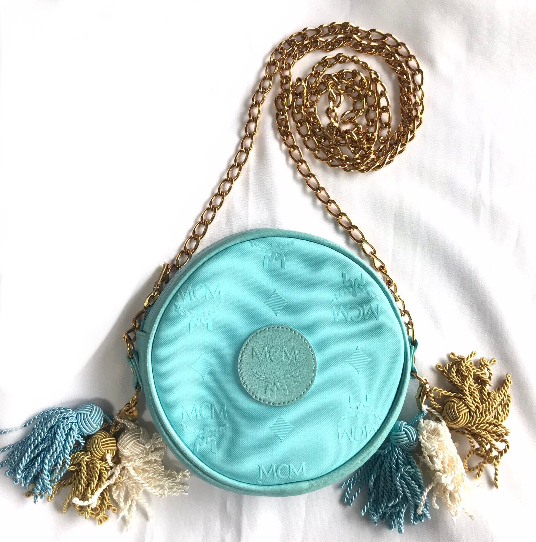 Mcm best sale round pouch