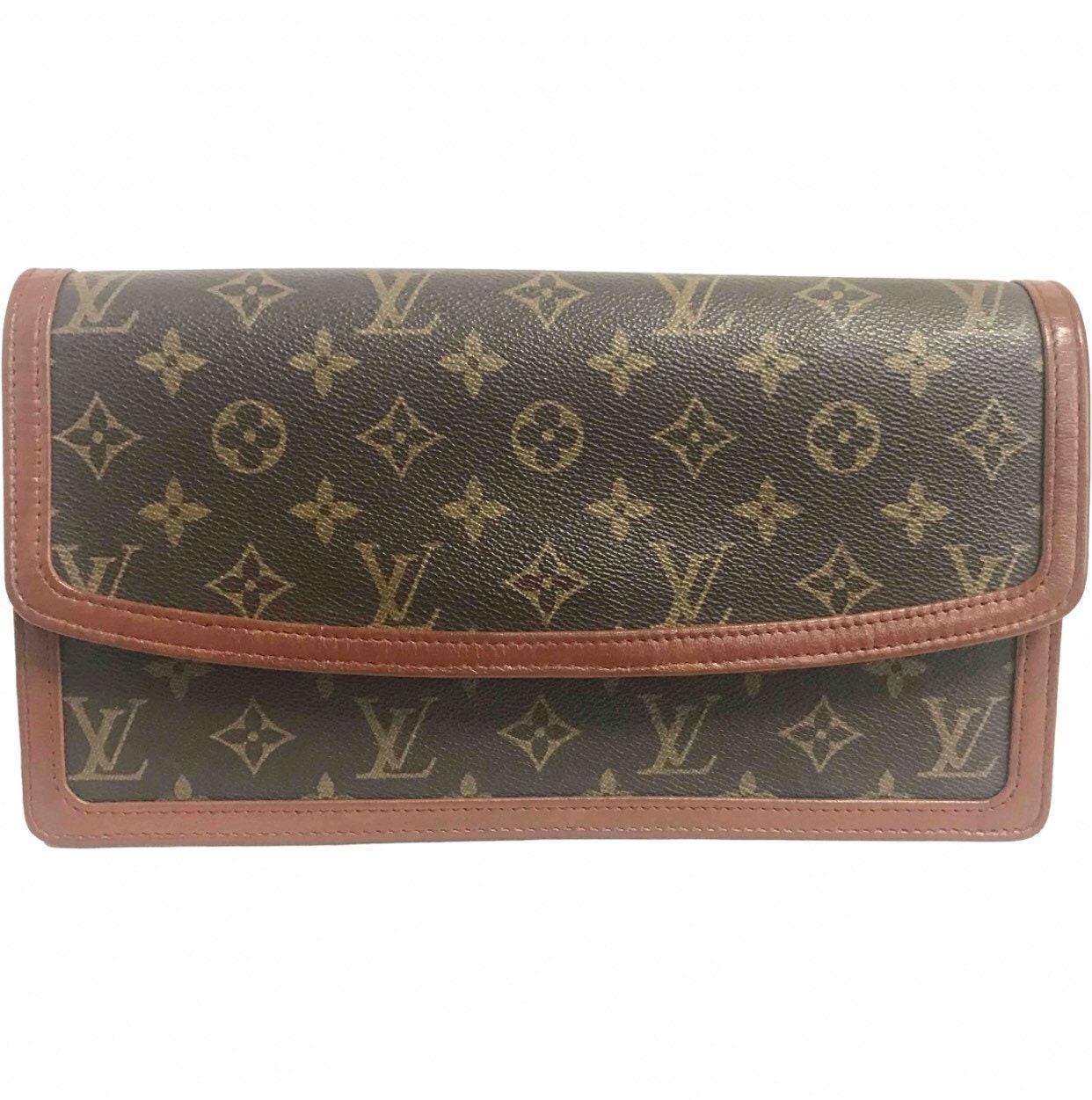 Louis Vuitton Monogram Canvas Pochette Dame PM Clutch Bag