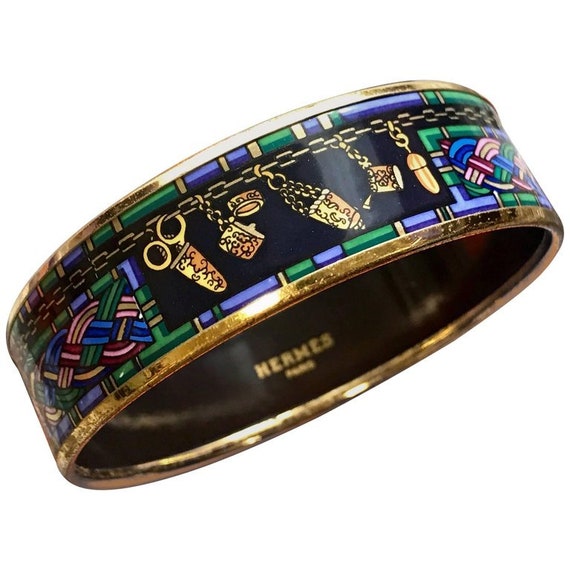 vintage hermes enamel bangle