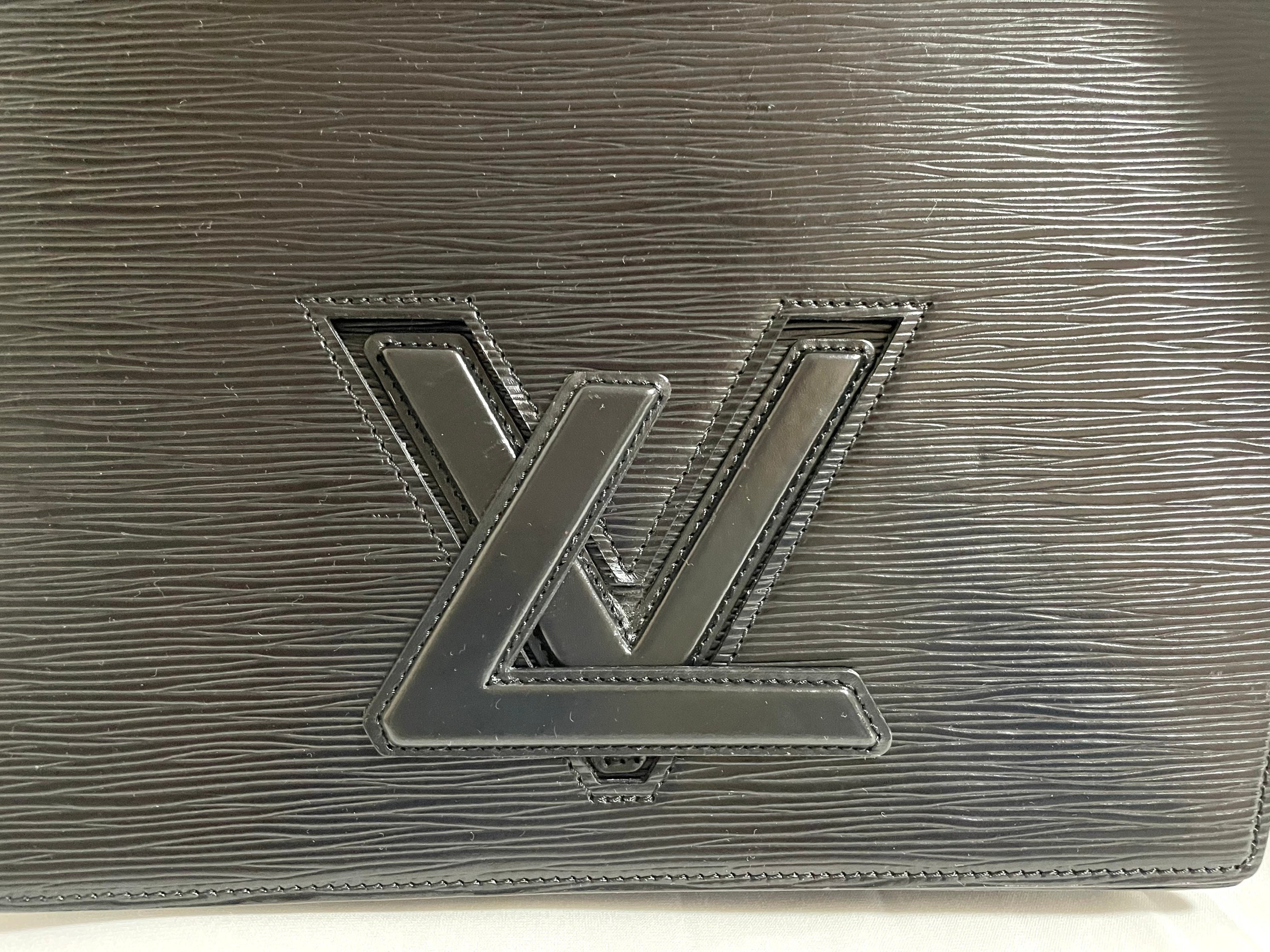 Louis Vuitton Black Epi Vintage Clutch 1989 - Katheley's