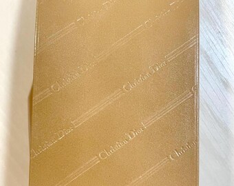1980s Vintage Christian Dior Tan Beige Leather Wallet / Case Pouch / Eyewear Case with Kiss Lock. 071117y1