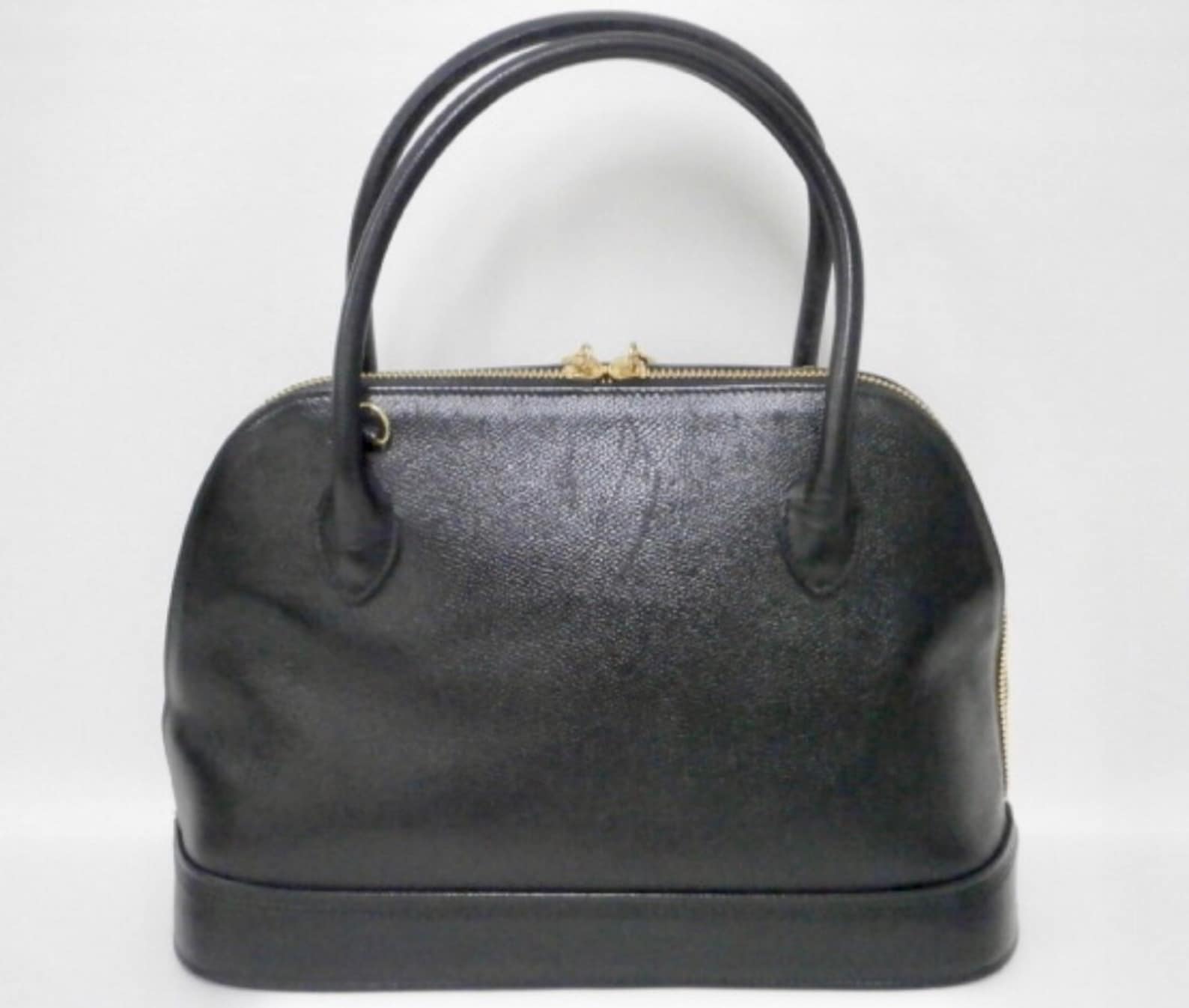 Vintage Valentino Garavani Black Leather Bolide Bag With - Etsy
