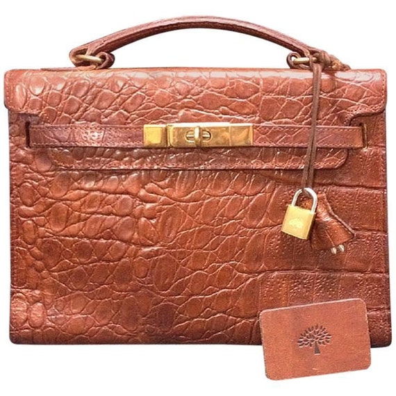 mulberry crocodile handbag
