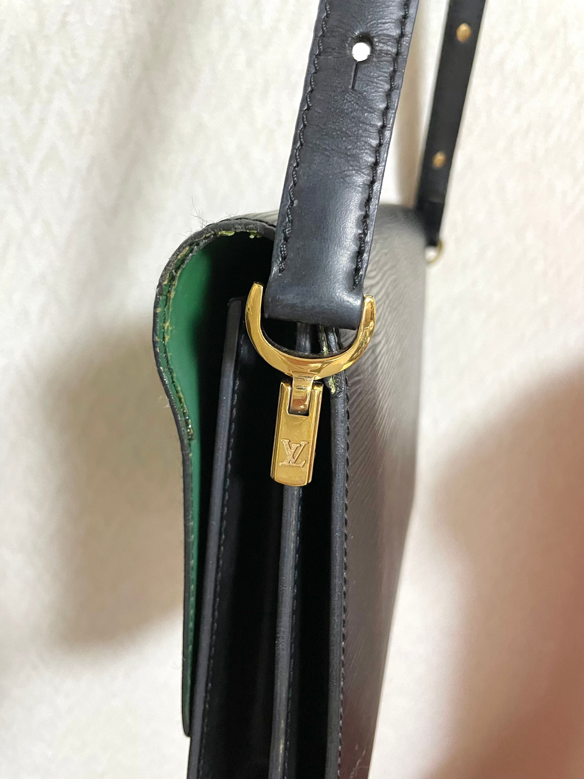 Buy Vintage Louis Vuitton Rare Black Epi Mod Shoulder Bag With