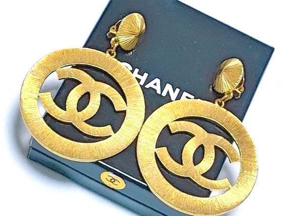 【CHANEL】★Vintage★CC LOGO EARRINGS ロゴ ピアス s-l400.jpg
