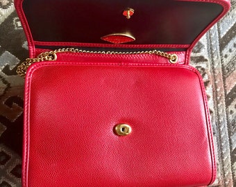 Vintage Karl Lagerfeld mini red clutch shoulder bag with round logo mo –  eNdApPi ***where you can find your favorite designer  vintages..authentic, affordable, and lovable.