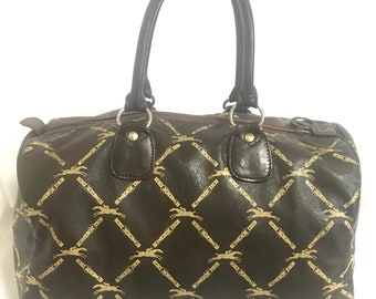 Vintage 80s Longchamp Leather Tote Bag By Longchamp | Shop THRILLING