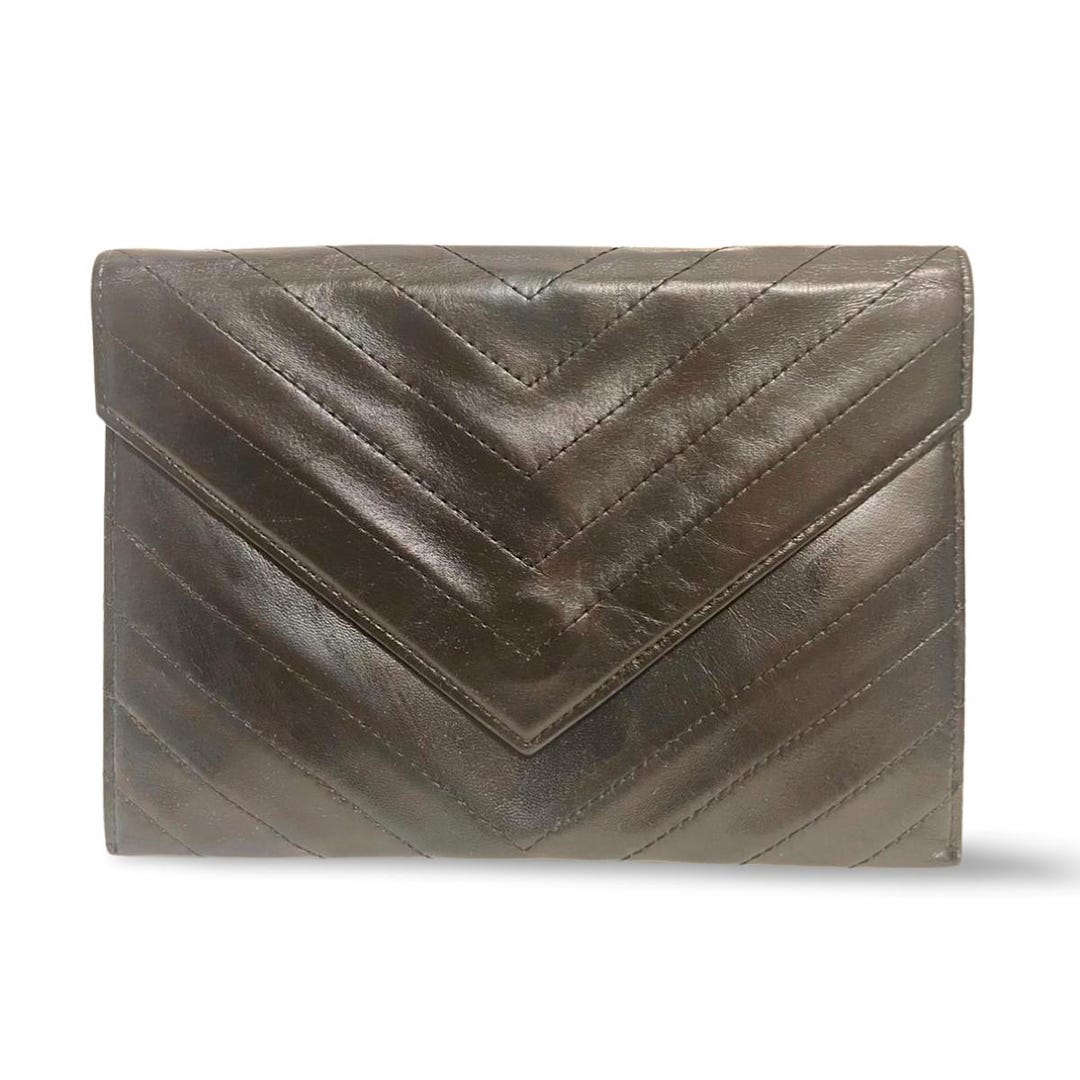 バッグ Yves Saint Laurent Clutch Bag Leather il_1080xN.7352792753_b50i.jpg