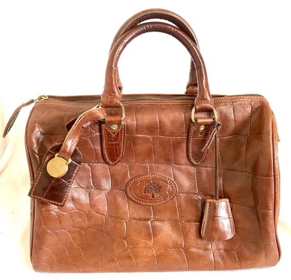 Mulberry Vintage Bifold Zip Around Wallet Purse in Chestnut Congo Leather -  SOLD