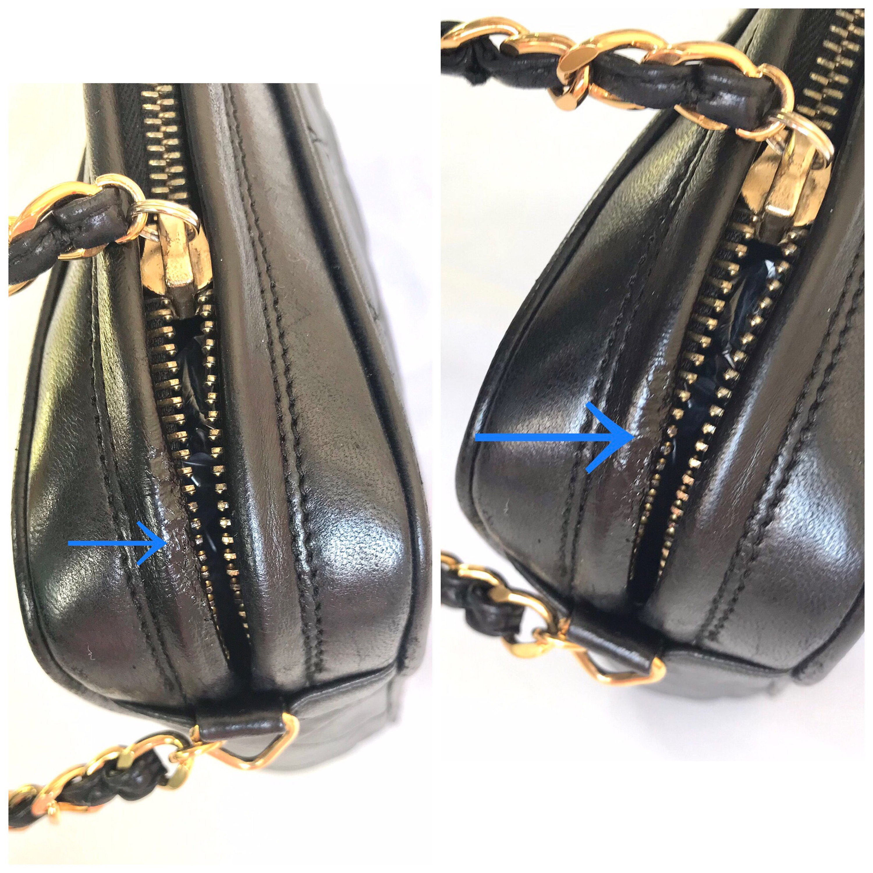 Sold at Auction: Chanel 1990 Chevron “V” Quilt Shoulder Camera Bag in Black  Leather