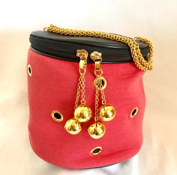 Vintage Moschino by Redwall lunchbox design red j… - image 9