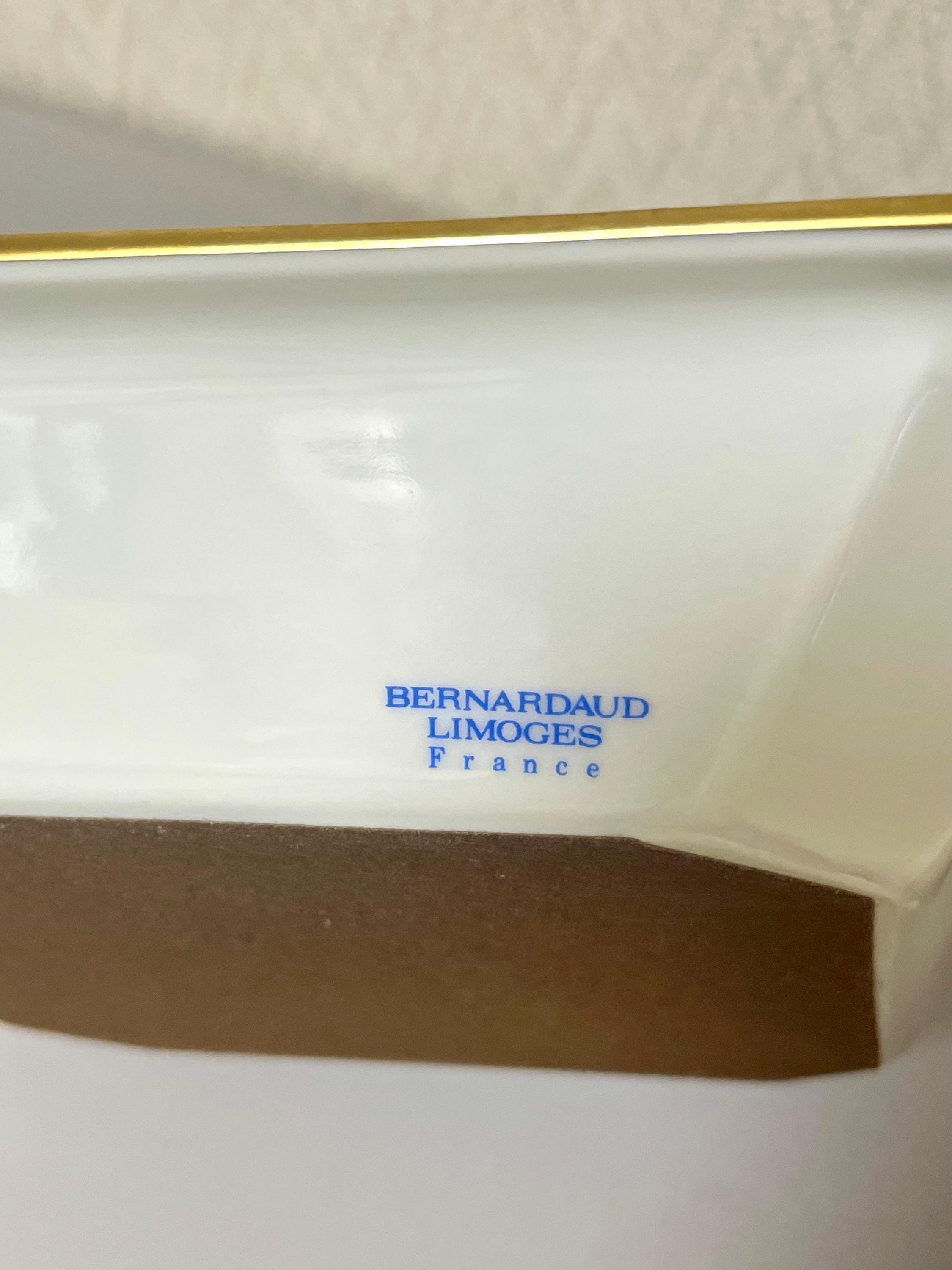 1980s Vintage GUCCI × Bernardaud Limoges Ceramic Floral Plate