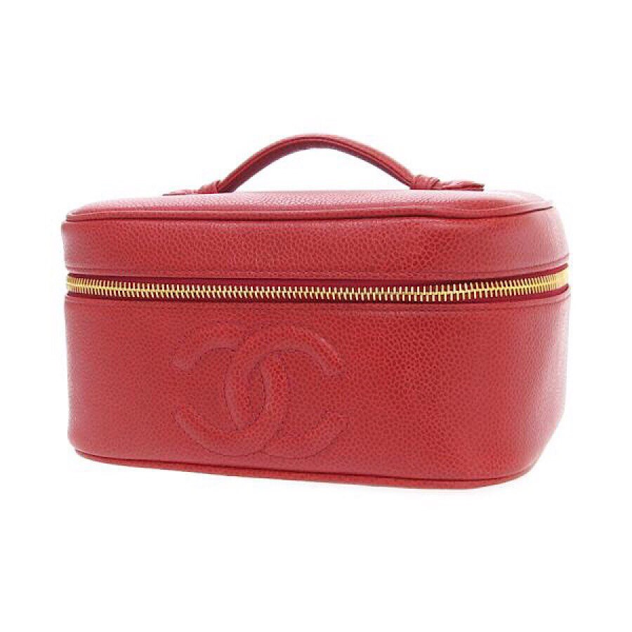 red leather chanel bag