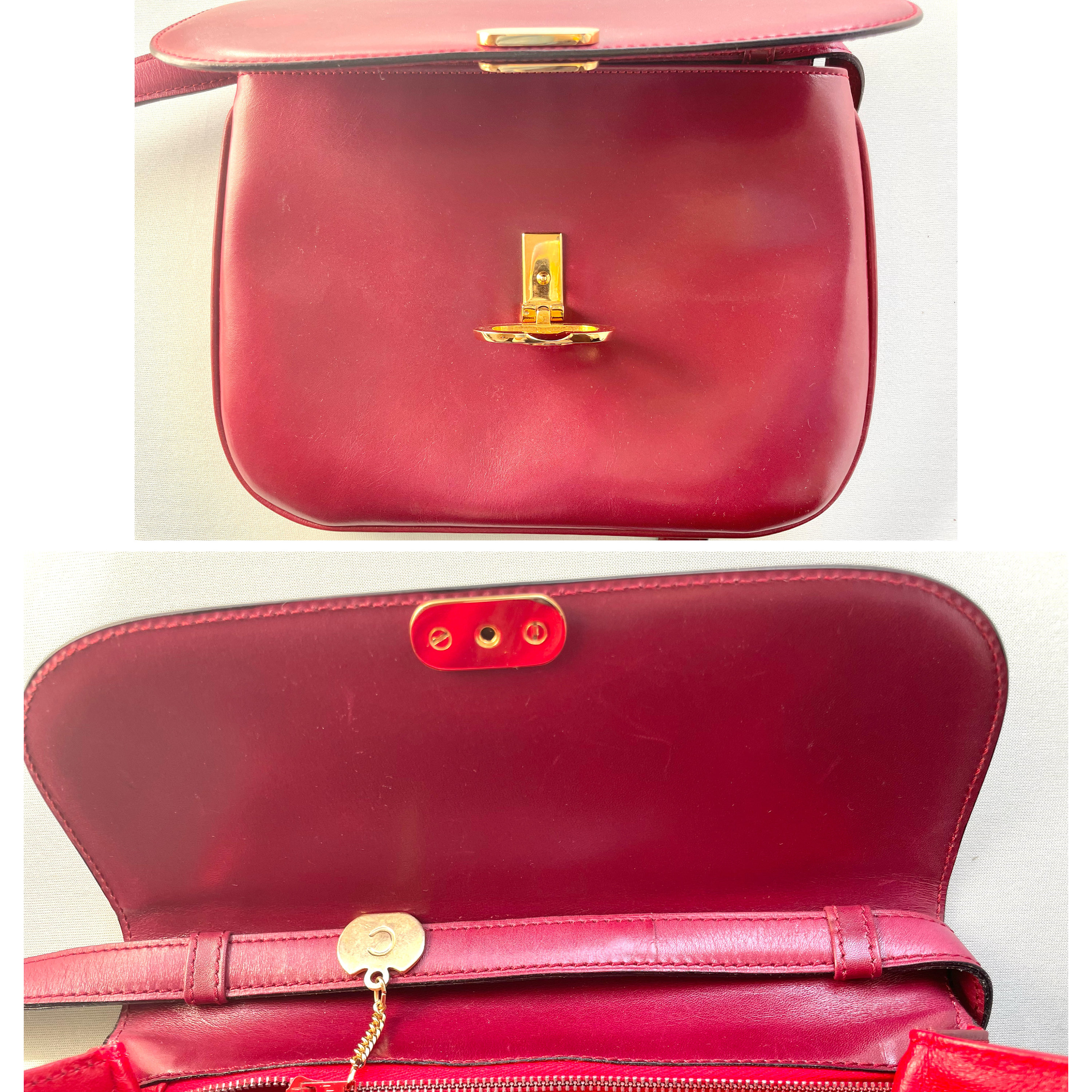 Celine red purse sale