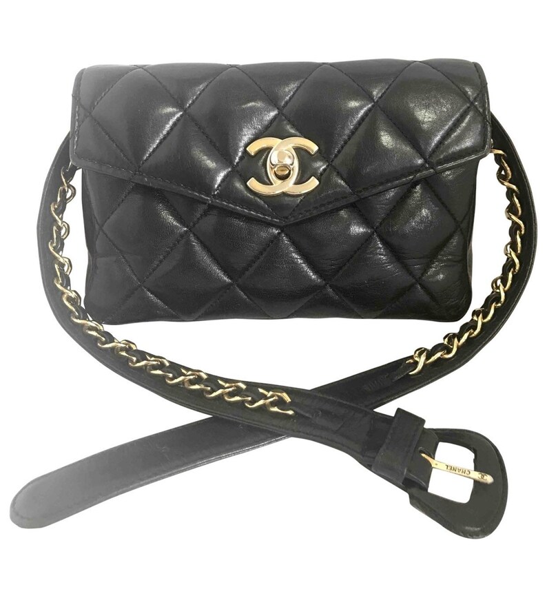 chanel vintage belt bag
