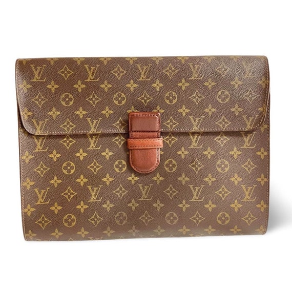 Louis Vuitton XL Monogram Folder Portfolio Document Clutch Porte